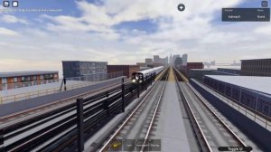 Roblox PTA 5 Avenue Line R179 B Train From Panthalassic Avenue To 78 Street-Waterside Blvd