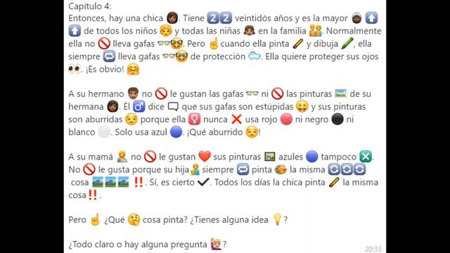 Ch.4 ¦ The Emoji Story for beginner Spanish students смотреть онлайн