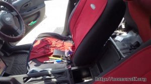 Установка камеры заднего вида в Subaru Impreza