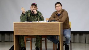 Встреча ветеранов боевых действий СВО с учащимися средней школы в Тольятти