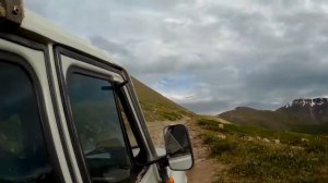 Дорога на Плато Укок. Подъем в перевал Тёплый ключ