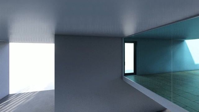 Стеклянная перегородка на алюминиевом каркасе