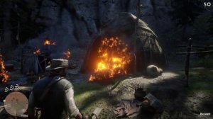 8 ЖУТКИХ пасхалок в RDR2: мамонт, СНЕЖНЫЙ ЧЕЛОВЕК, шепот в лесу (Жуткие пасхалки в RDR2)