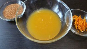 Блинчики с сиропом из цитрусовых
