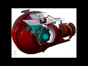 Моделирование во FlowVision. Автомобильная трансмиссия.