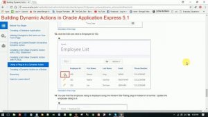 Building Dynamic Actions in Oracle Application Express 5.1