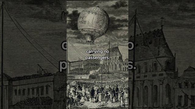 First Flight in a Hot Air Balloon by the Montgolfier Brothers (1783)