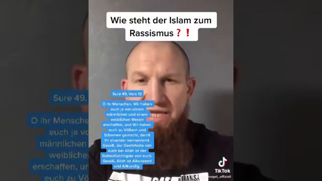 Pierre Vogel - Wie steht der Islam zum Rassismus ?