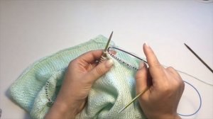 МК. Майка "Проще некуда" . Женская майка спицами.