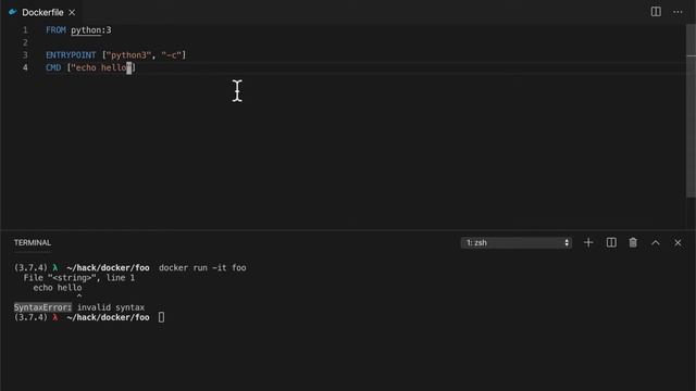 Difference Between CMD and ENTRYPOINT in a Dockerfile смотреть онлайн
