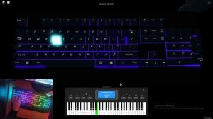 Roblox исполняю музыку на пианино Antony Gleize Lullaby.