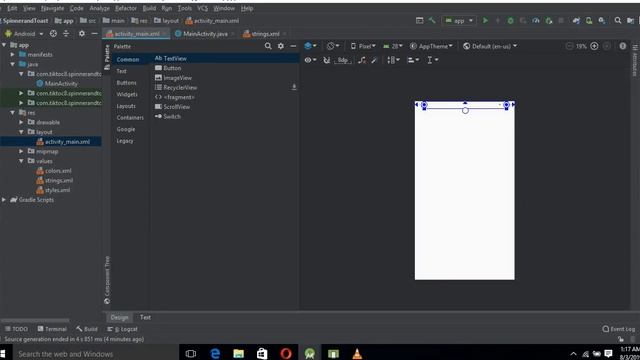 Android Spinner | Spinner in android studio | Create Spinner in android with XML | Simple Spinner