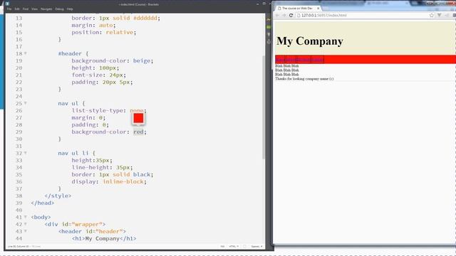 HTML CSS Learn to create a website from scratch Udemy 17 смотреть онлайн