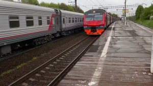 "Прекрасный машинист ЭД4М-0472" ЧС7-104 и ЭД4М-0149 | Булатниково