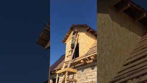 Установка ветровой планки без строительных лесов