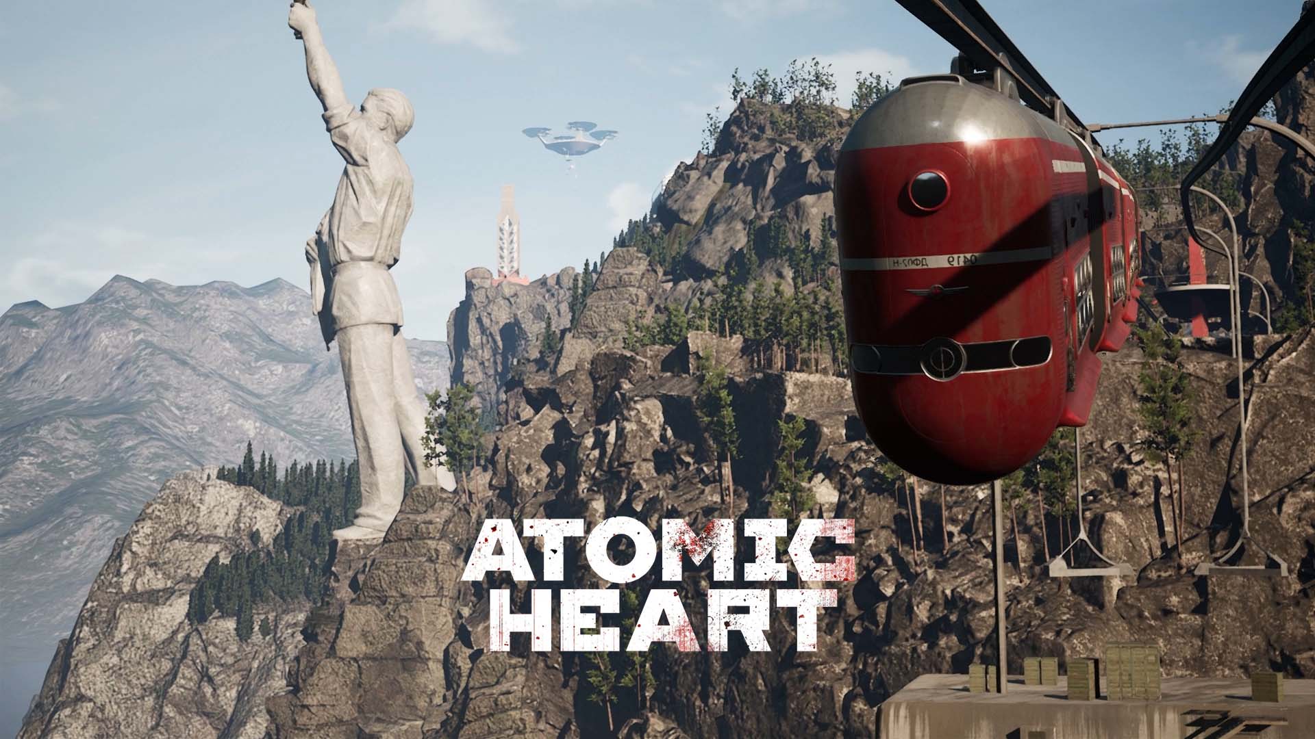 Атомик харт фуникулер. Атомик Харт железная дорога. Atomic Heart поезд. Atomic Heart полигоны.