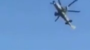 Российский вертолёт в Сирии
