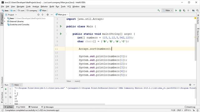 21 - Arrays sort() : Java (Darija) смотреть онлайн