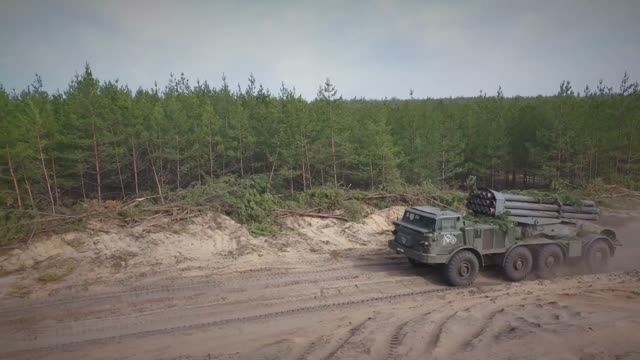 РСЗО «Ураган» Западного военного округа