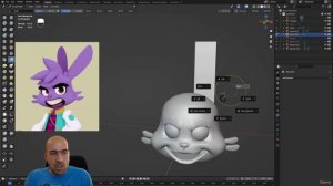 6 - Adding ears eyebrows hair