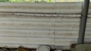 Замена старого шифера на новый !!!