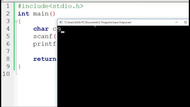 Input and Output : printf & scanf function in C Programming смотреть онлайн