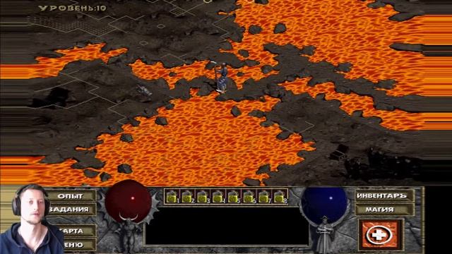 Diablo Hellfire играем за монаха сложности ужас #10 смотреть онлайн