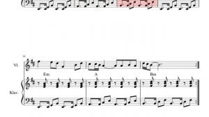 Lambada Kaoma Sheet MUSIC Tutorial / Ламбада Каома ноты пианино