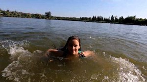 Жаркое лето! Отдых на озере!!! Купаться и плавать кайф!