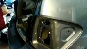 Mercedes ML, снять задний бампер.
