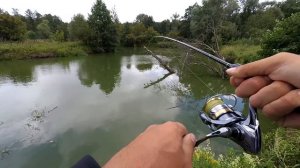 Трофейная щука малой реки. Щука 5,4 кг.