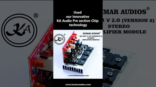 Kumar Audios | KA2421 V 2.O | Stereo Power Amplifier Board