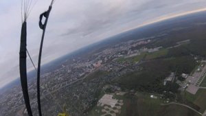 Парашютный спорт. г. Владимир. Юбилейный 100 прыжок.