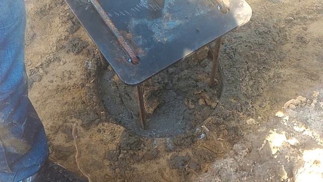 Фундамент пропущенных через габион опор забора смотреть онлайн