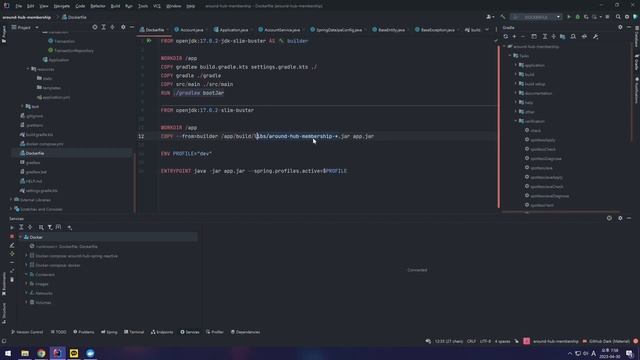 스프링 부트 Dockerfile 만들기 [ 도커 (Docker) 기초 ] смотреть онлайн