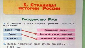 Окружающий мир. Рабочая тетрадь 4 класс 2 часть. ГДЗ стр. 11 №1