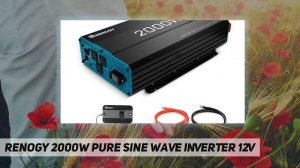 Renogy 2000W Pure Sine Wave Inverter 12V - Review 2023video