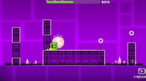 Как пройти 1 уровень Stereo Madness на 3 звёзды с первого раза в Geometry Dash