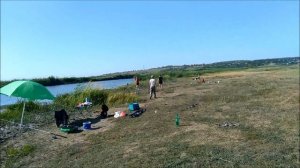 Рыбалка на реке Миус часть 2
