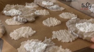 Всего 3 ингредиента! Печенье из кокосовой стружки/ рецепт безе / coconut cookies recipe