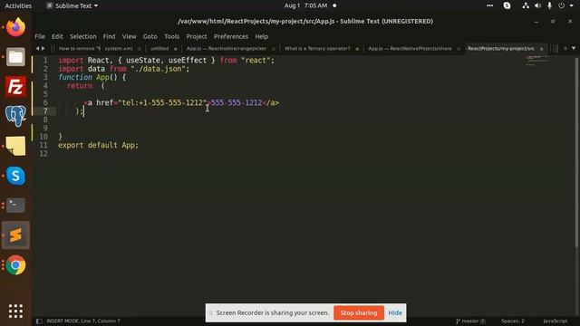 How to make phone call in ReactJs | ReactJs Tutorial смотреть онлайн