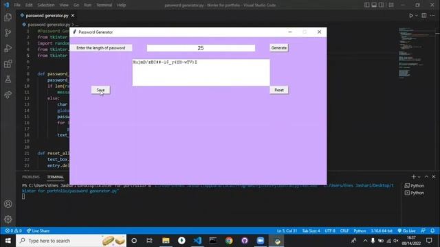 Password Generator(Made Using Python & Tkinter) смотреть онлайн