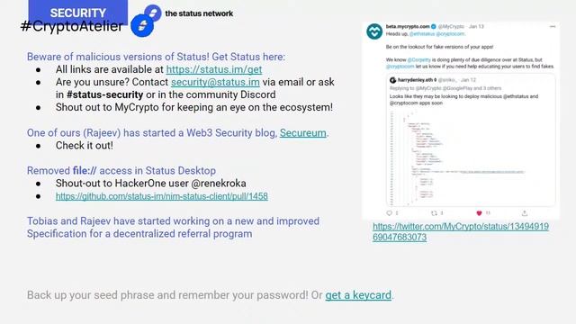 Status Town Hall #71 - 18th January 2021 смотреть онлайн