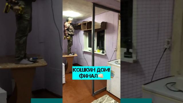 Как вам? Уют наведём позже, но базис для переезда кошек ГОТОВ☑️