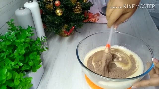 Шоколадный бисквит на кипятке . ? Влажный и очень шоколадный !