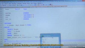 Oracle Tutorial || PL/SQL|| AnonmousBlock Part - 6 by basha