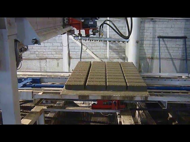 Система отмыва свежеотформованной продукции для создания фактурного слоя Steif смотреть онлайн