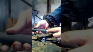 Самодельный кнопочный  держак для сварки.