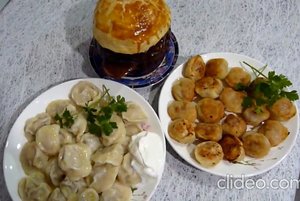 Пельмени томленые в горшочке, жареные, вареные
