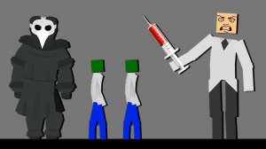 УЧЕНЫЕ ПРОТИВ SCP! ЧУМНОЙ ДОКТОР SCP 049 НАПАЛ НА ЛЮДЕЙ! УГАРНЫЙ СИМУЛЯТОР МАНЕКЕНА В MAD 2